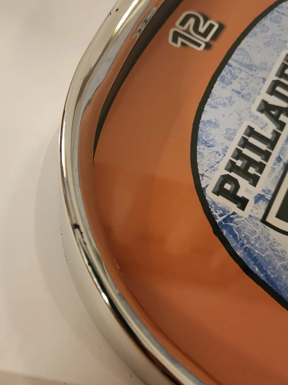Vtg Philadelphia Flyers Wall Clock 12